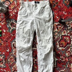 Women’s Hollister White Drawstring Pants - Casual Fit